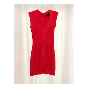 Red/Coral Bodycon French Connection Dress